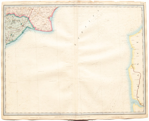 antique map of England, Wales and Scotland Railways and Stations Cruchley 1862